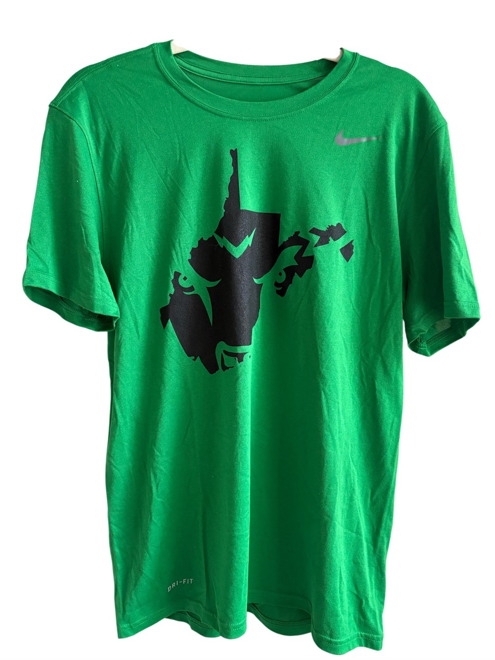Nike - Men’s Dri-Fit Marshall Thundering Heard T-Shirt -  Small - Green & Black